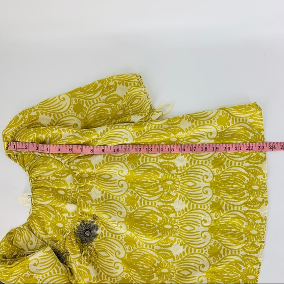 Edme & Esyllte silk Moscow In Bloom peasant blouse - Picture 11 of 12